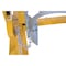 Vestil Steel Fork Truck Drum Carrier/Rotator For Steel 55 gal. Drums, 1500 lb Capacity, Yellow DCR-205-15 - alternate 4